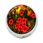 Poppies 3 by  Ave Hurley -  4-Port USB Hub (Two Sides)