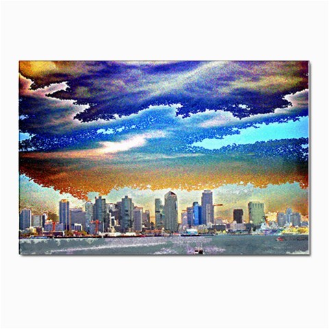 San Diego Skyline Postcards 5  x 7  (Pkg of 10) from ArtsNow.com Front