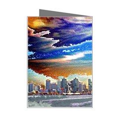 San Diego Skyline Mini Greeting Card from ArtsNow.com Right