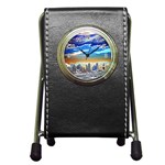 San Diego Skyline Pen Holder Desk Clock