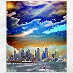 San Diego Skyline Canvas 8  x 10 