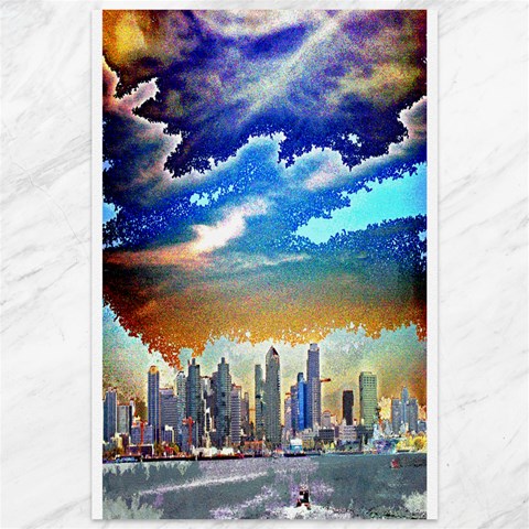 San Diego Skyline Canvas 12  x 18  from ArtsNow.com 11.88 x17.36  Canvas - 1