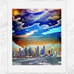 San Diego Skyline Canvas 16  x 20 