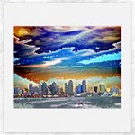 San Diego Skyline Canvas 20  x 20 