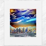 San Diego Skyline Canvas 20  x 24 