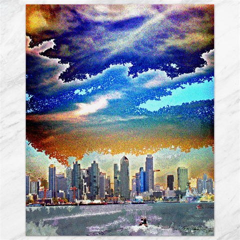 San Diego Skyline Canvas 11  x 14  from ArtsNow.com 10.95 x13.48  Canvas - 1