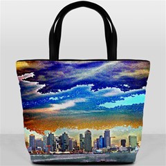 San Diego Skyline Bucket Bag from ArtsNow.com Back