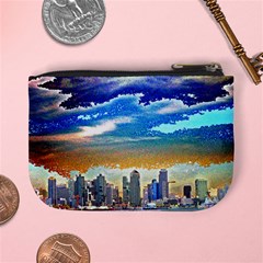 San Diego Skyline Mini Coin Purse from ArtsNow.com Back