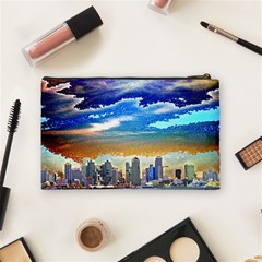 San Diego Skyline Cosmetic Bag (Medium) from ArtsNow.com Back
