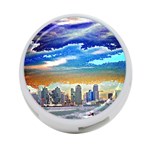 San Diego Skyline 4-Port USB Hub (Two Sides)