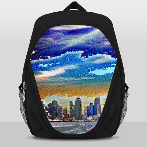 San Diego Skyline Backpack Bag from ArtsNow.com Front