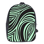 Green Zebra School Bag (Large)