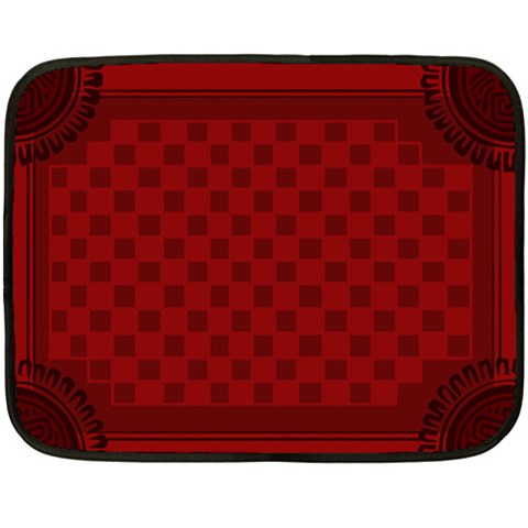 Custom Red Mini Fleece Blanket(Two Sides) from ArtsNow.com 35 x27  Blanket Front