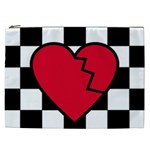 Broken Love Heart Cosmetic Bag (XXL)