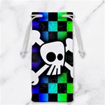 Checker Rainbow Skull Jewelry Bag