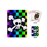 Checker Rainbow Skull Playing Cards (Mini)