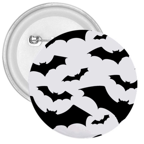 Deathrock Bats 3  Button from ArtsNow.com Front