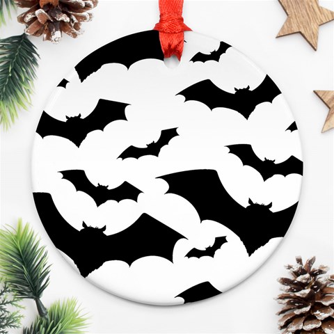 Deathrock Bats Ornament (Round) from ArtsNow.com Front
