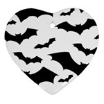 Deathrock Bats Ornament (Heart)