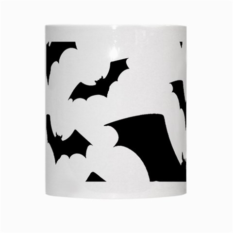 Deathrock Bats White Mug from ArtsNow.com Center