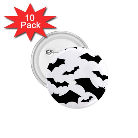 Deathrock Bats 1.75  Button (10 pack)  from ArtsNow.com Front