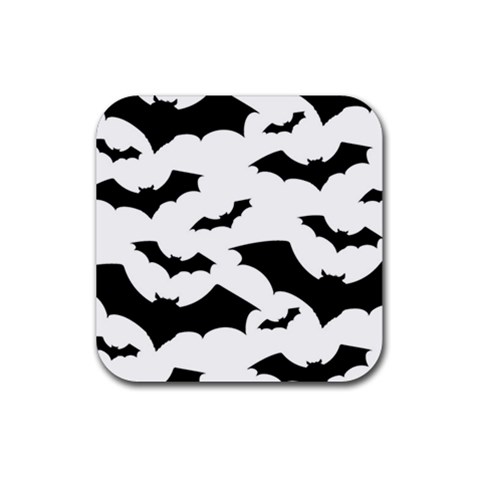 Deathrock Bats Rubber Coaster (Square) from ArtsNow.com Front