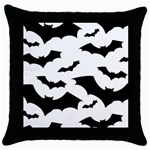 Deathrock Bats Throw Pillow Case (Black)