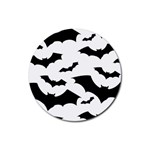 Deathrock Bats Rubber Coaster (Round)