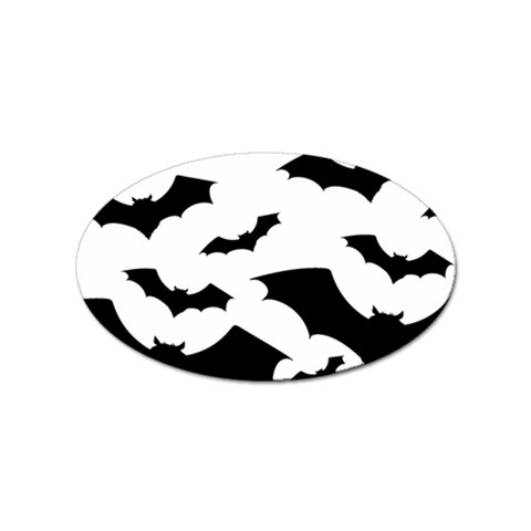 Deathrock Bats Sticker (Oval) from ArtsNow.com Front