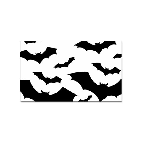 Deathrock Bats Sticker Rectangular (10 pack) from ArtsNow.com Front