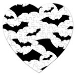 Deathrock Bats Jigsaw Puzzle (Heart)