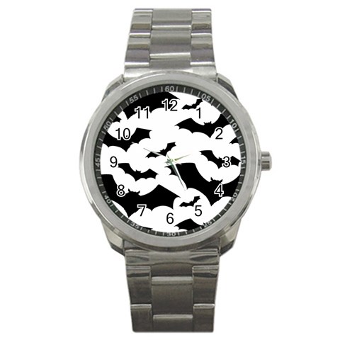 Deathrock Bats Sport Metal Watch from ArtsNow.com Front