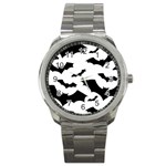 Deathrock Bats Sport Metal Watch