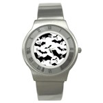 Deathrock Bats Stainless Steel Watch