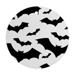 Deathrock Bats Round Ornament (Two Sides)