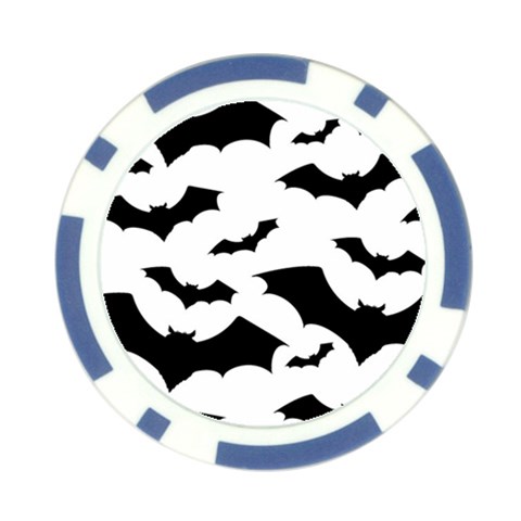Deathrock Bats Poker Chip Card Guard from ArtsNow.com Front