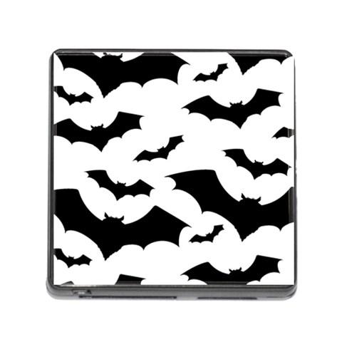 Deathrock Bats Memory Card Reader with Storage (Square) from ArtsNow.com Front