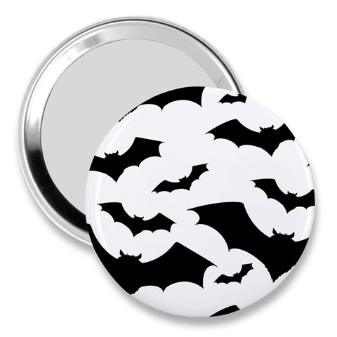 Deathrock Bats 3  Handbag Mirror from ArtsNow.com Front