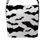 Deathrock Bats Flap Closure Messenger Bag (Large)