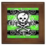 Deathrock Skull Framed Tile