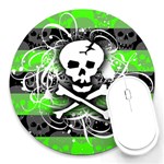 Deathrock Skull Round Mousepad