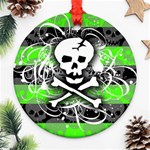 Deathrock Skull Ornament (Round)