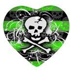 Deathrock Skull Ornament (Heart)