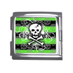 Deathrock Skull Mega Link Italian Charm (18mm)