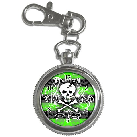 Deathrock Skull Key Chain Watch from ArtsNow.com Front