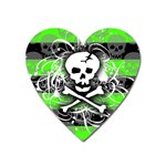 Deathrock Skull Magnet (Heart)