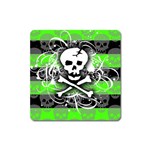 Deathrock Skull Magnet (Square)