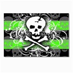 Deathrock Skull Postcard 4 x 6  (Pkg of 10)