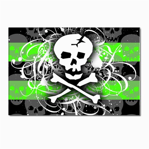 Deathrock Skull Postcards 5  x 7  (Pkg of 10) from ArtsNow.com Front