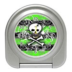 Deathrock Skull Travel Alarm Clock